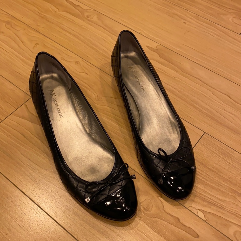 Anne Klein Quilted Ballet Kitten Heels